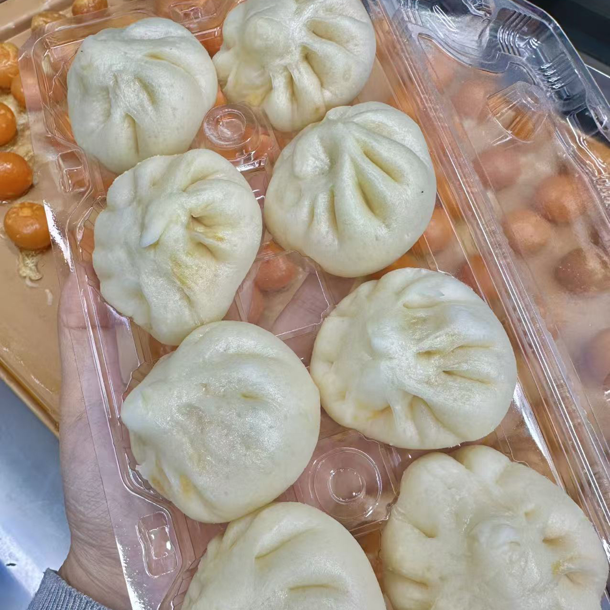 【小姚糕点铺】奶黄包 笋丁烧肉包