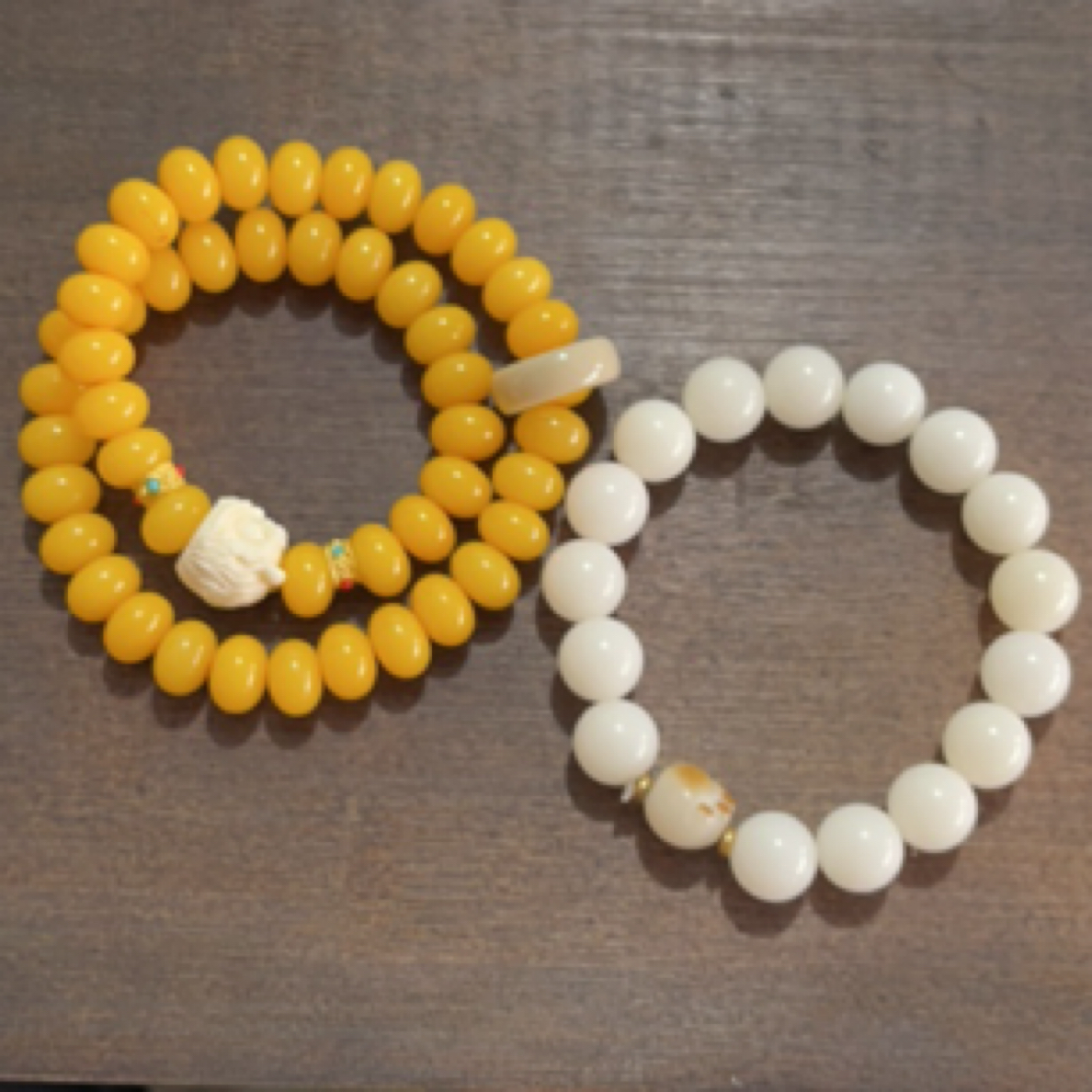 S-109黄菩提双圈醒狮+猫爪菩提（无礼盒）