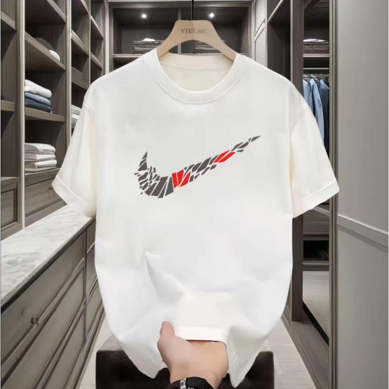 新款时尚百搭潮流情侣休闲潮流半袖圆领印花夏季男女同款T恤-A37