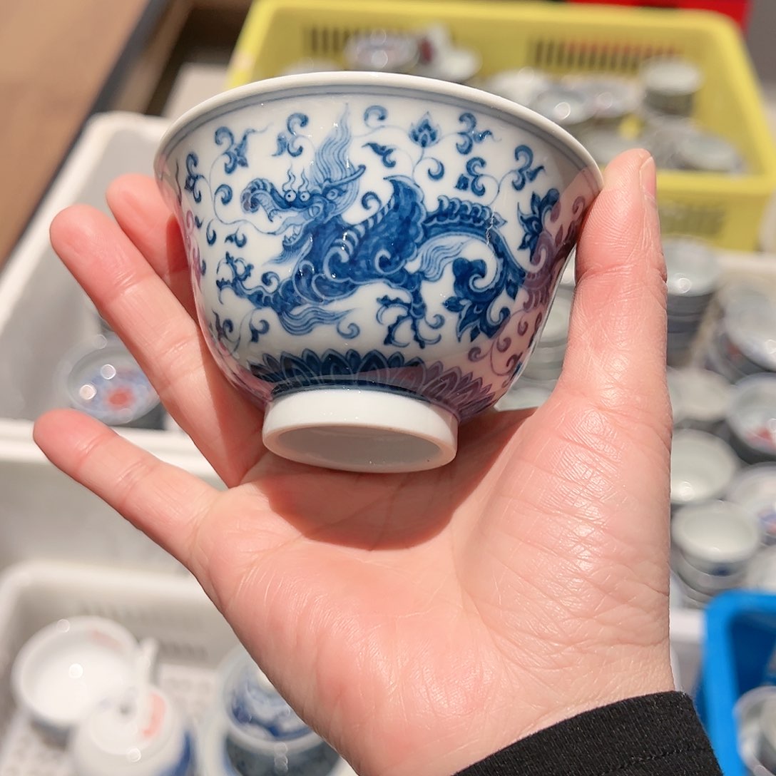下播福利手工手绘杯杯杯