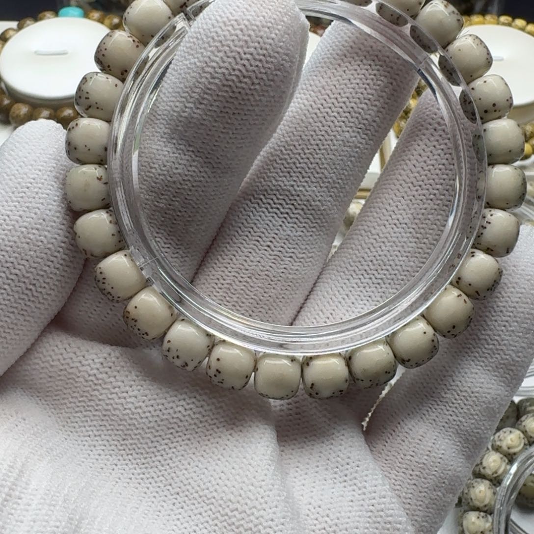 星月菩提吊坠87河豚大留白