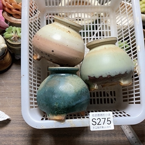 紫砂花盆王*鱼275微瑕品口径5厘米左右的
