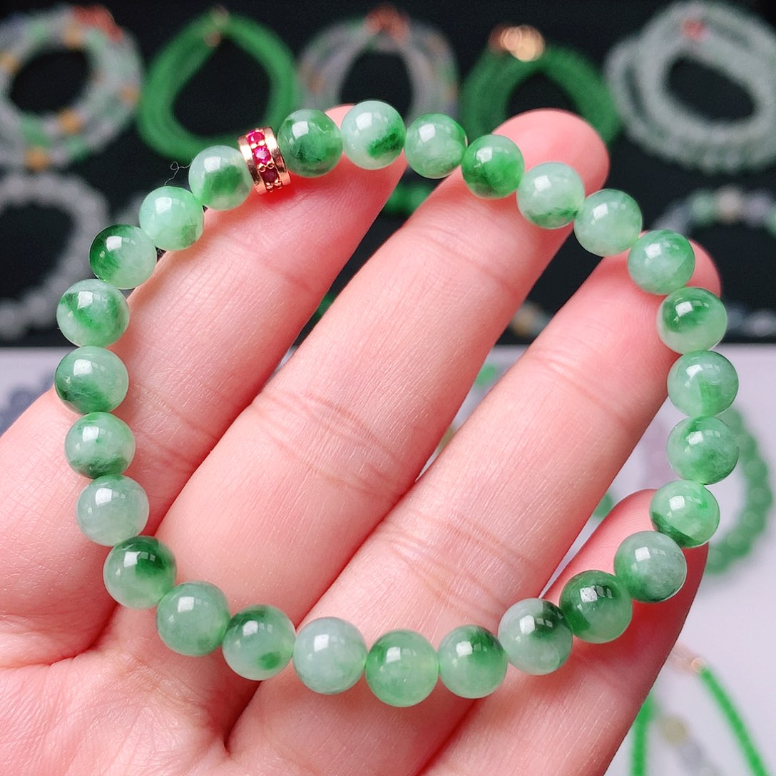 未镶嵌手链翡翠翡翠