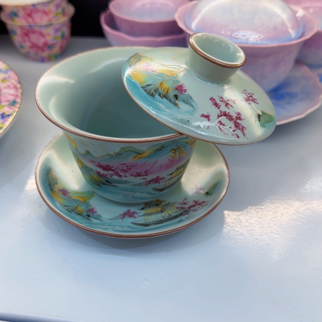 这些盖碗真好看！！！