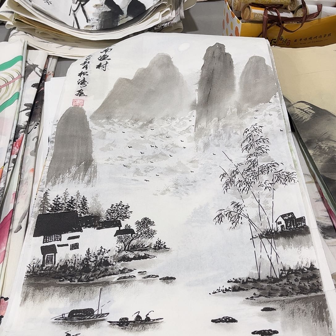 国画H精品国画作品