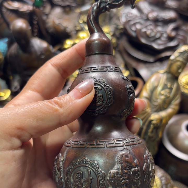 铜器摆件收收藏藏
