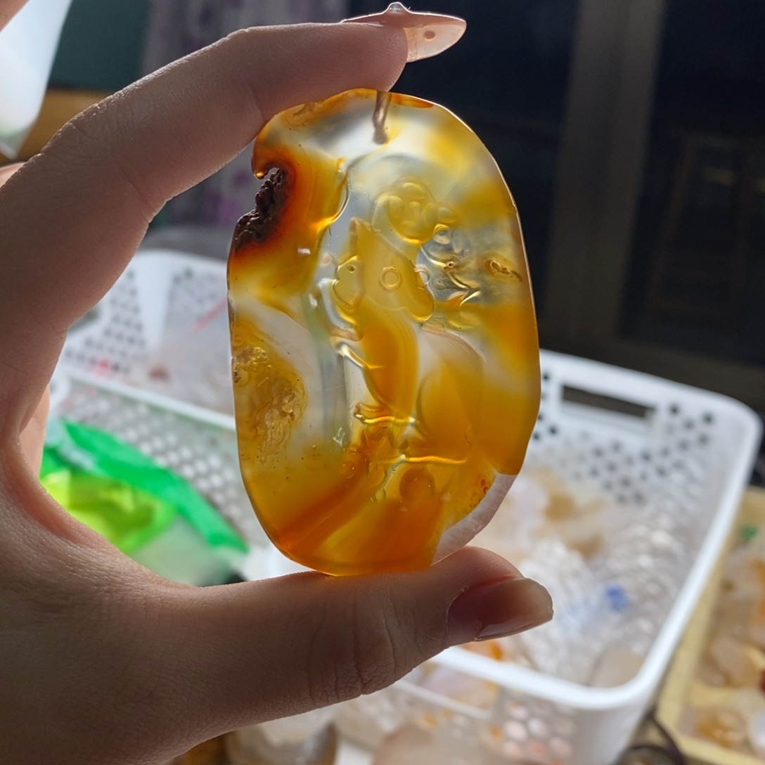 玛瑙/玉髓未镶嵌颈饰