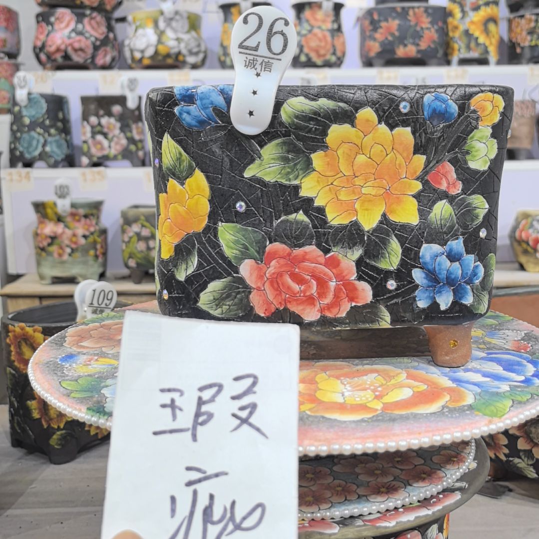 花盆红泥景德镇花盆
