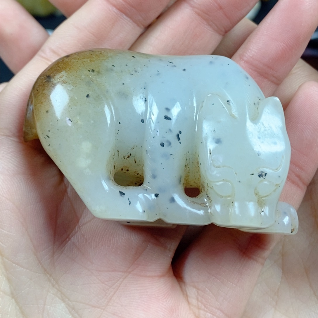 和田玉把件未镶嵌