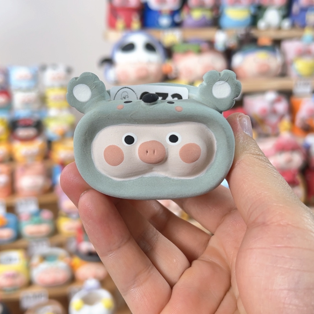 陶瓷073猪猪盆口径4.5高3.5特价满48元包邮不退不换