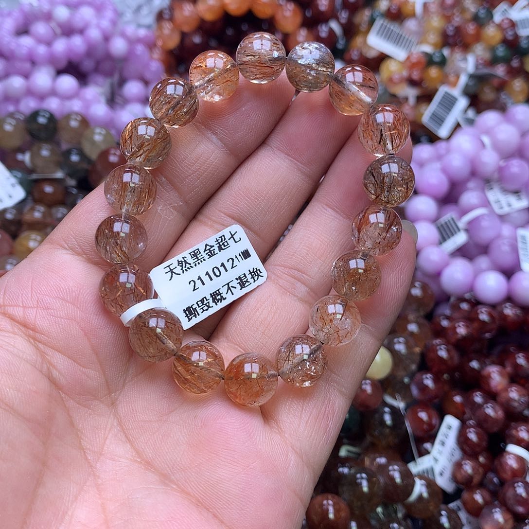 水晶手链未镶嵌，，