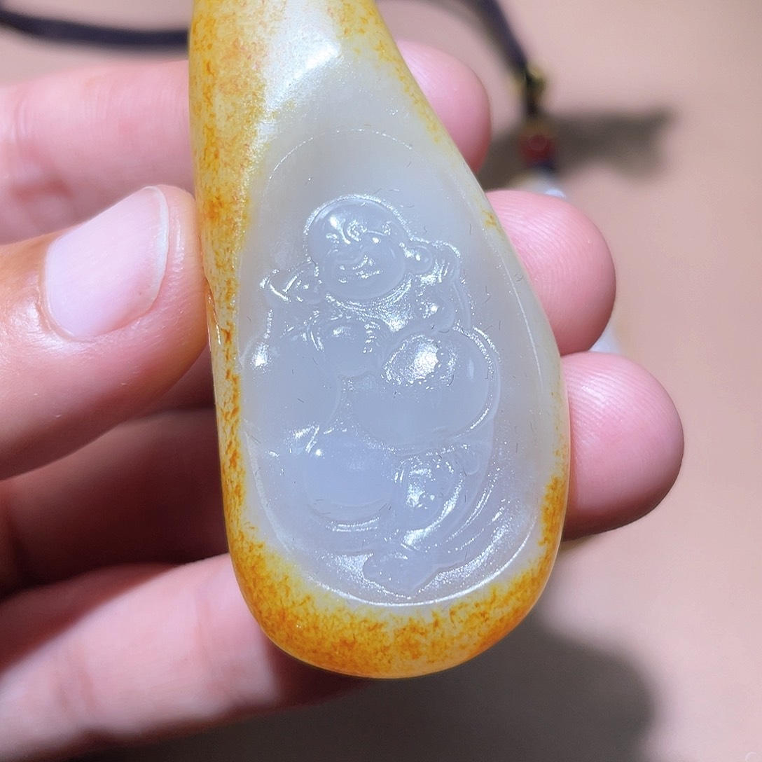和田玉颈饰未镶嵌A7 