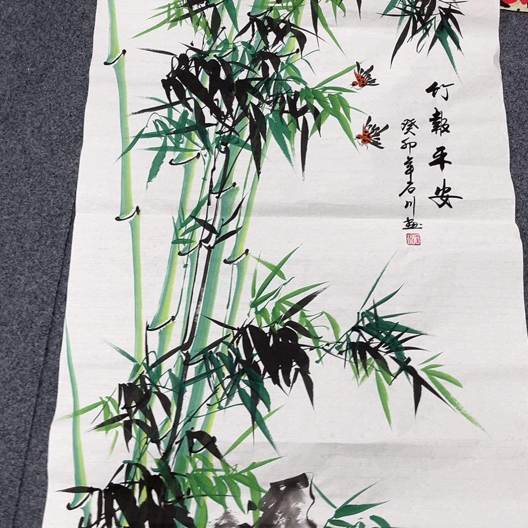 国画国画老师手绘作品