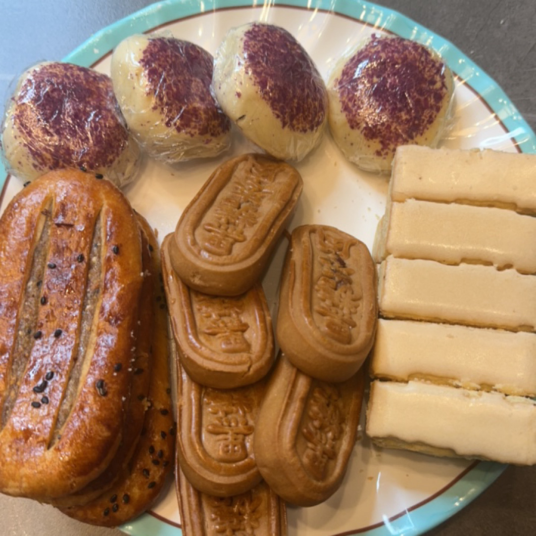 【西施二哥烘焙坊】黑糖枣肉➕芋泥芝士酥➕双口酥➕奶皮酥