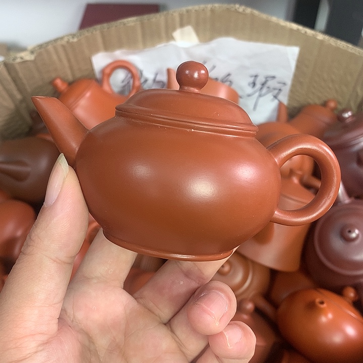 紫砂茶壶原矿朱泥茶壶茶具家用120