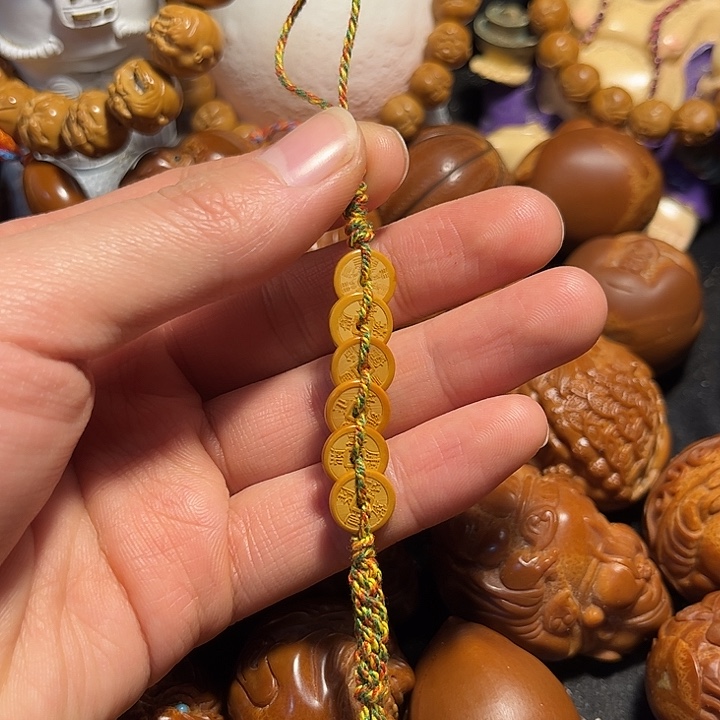 橄榄核手串/手链五帝钱