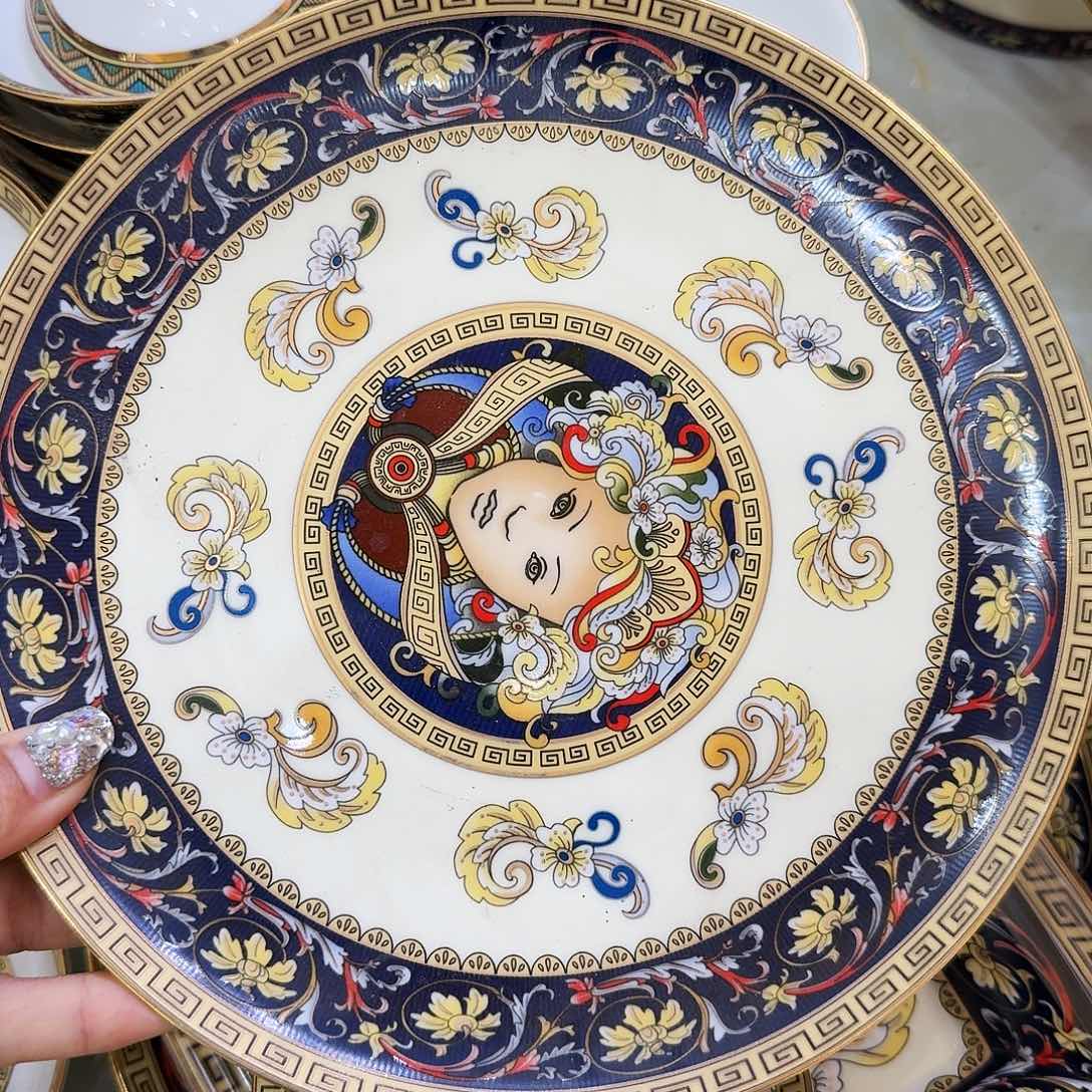 湘***若瓷片骨瓷陶瓷餐具家用高温