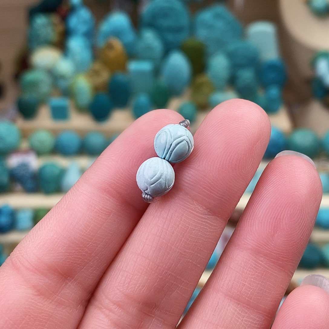 绿松石珠宝奇石未镶嵌