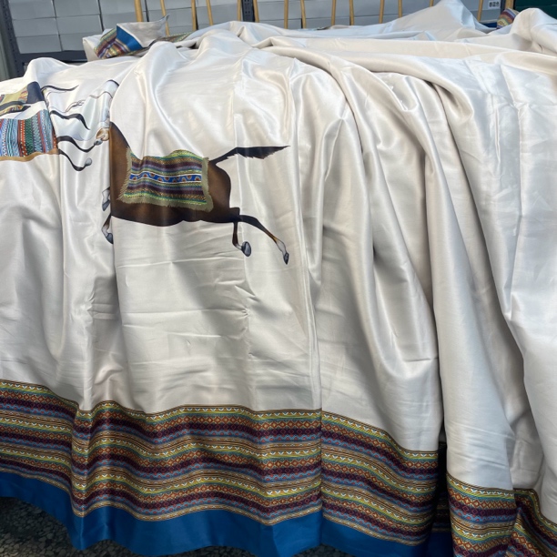 孤品开价 品牌原单 真正120支长绒棉被套 220×240媲美重磅真丝