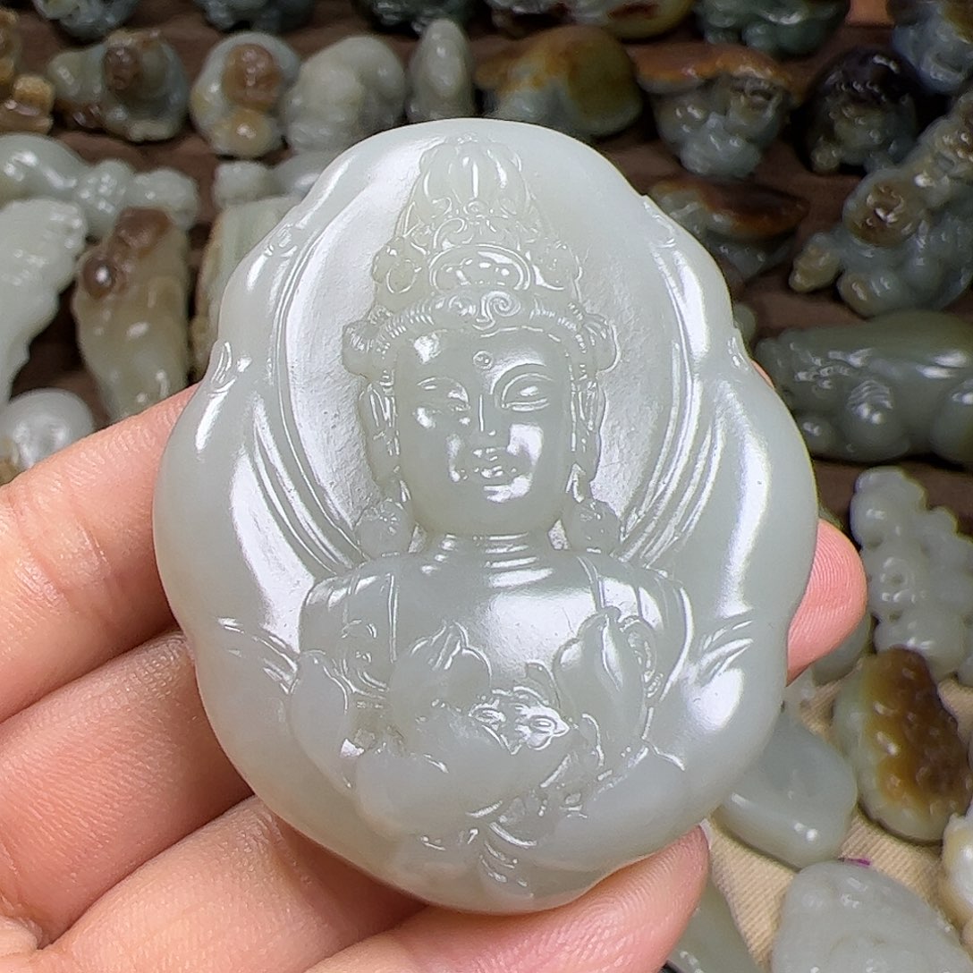 和田玉挂件未镶嵌