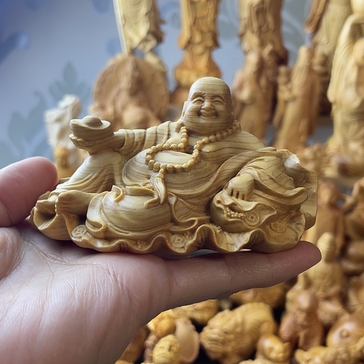 柏木（崖柏）崖柏荷叶弥勒长10公分