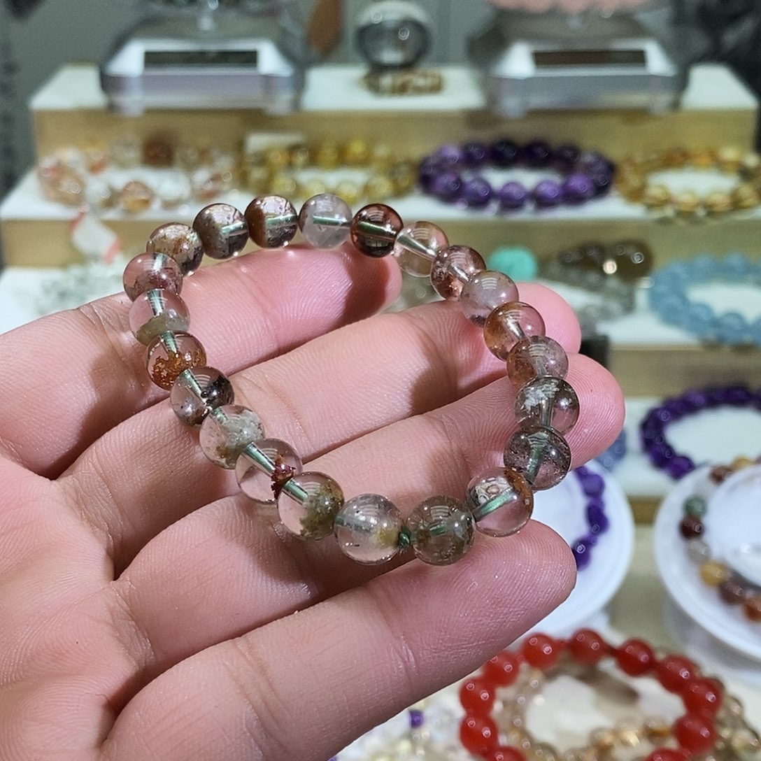 未镶嵌水晶手链四季幽灵水晶手串