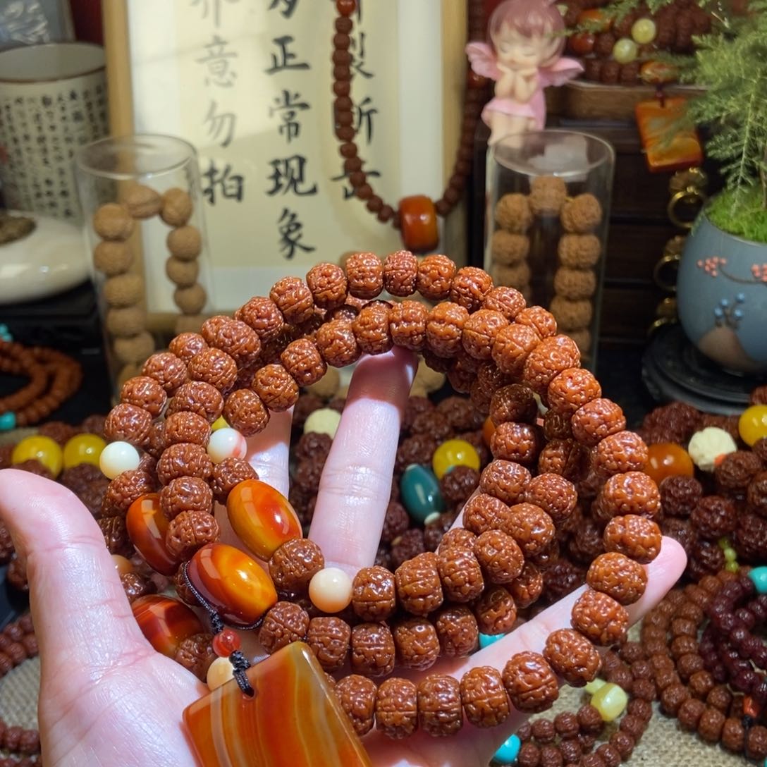 金刚菩提手串125玉化一代高定