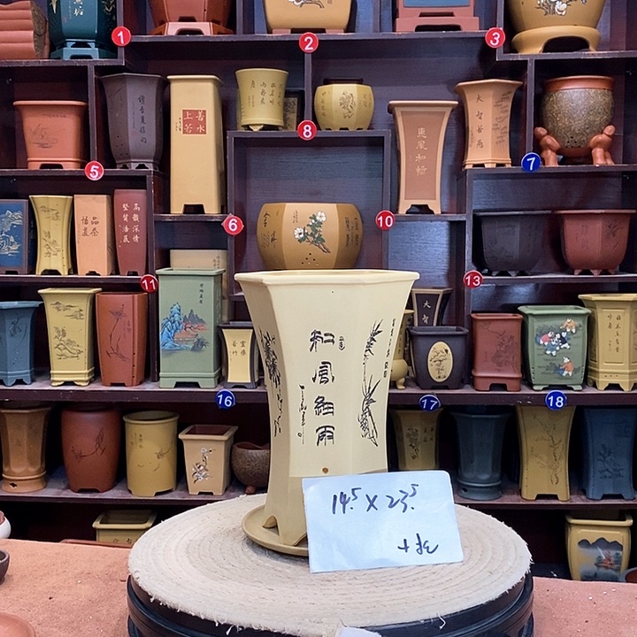 紫砂花盆紫砂花盆