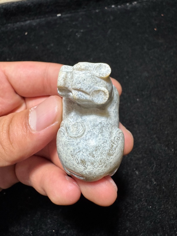 和田玉灰皮，大漏