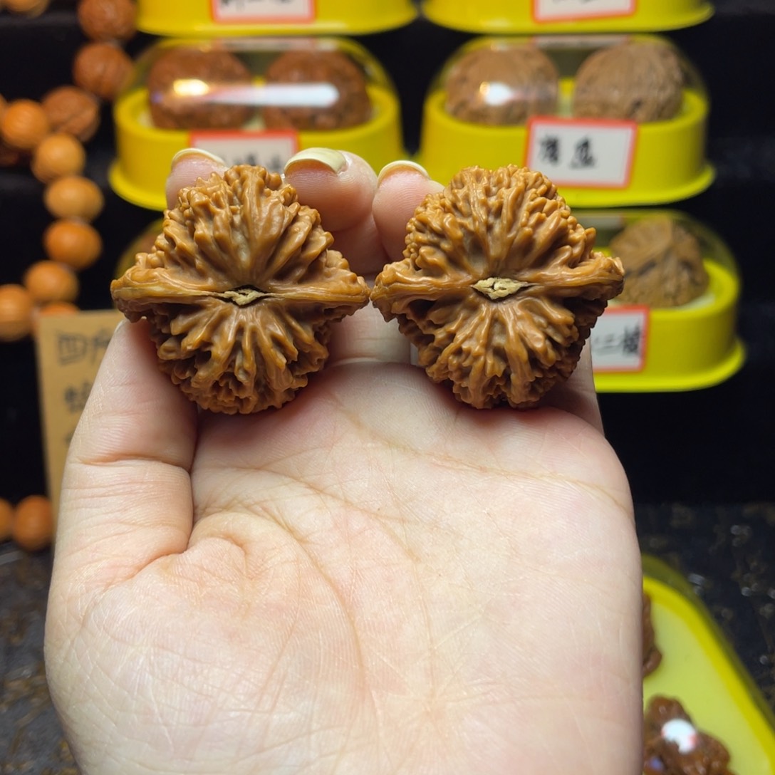 文玩核桃把件满天星39