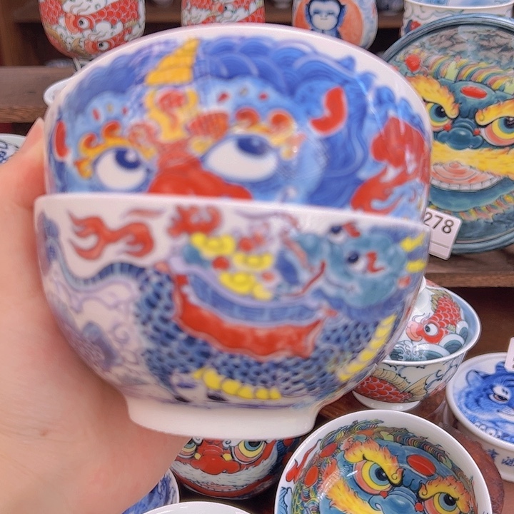 便携款瓷一对饭碗