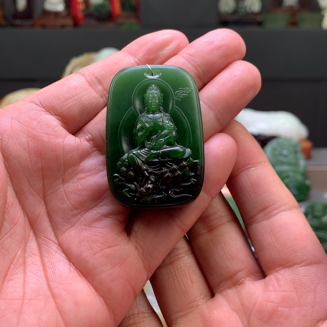 和田玉和田玉吊坠未镶嵌未镶嵌