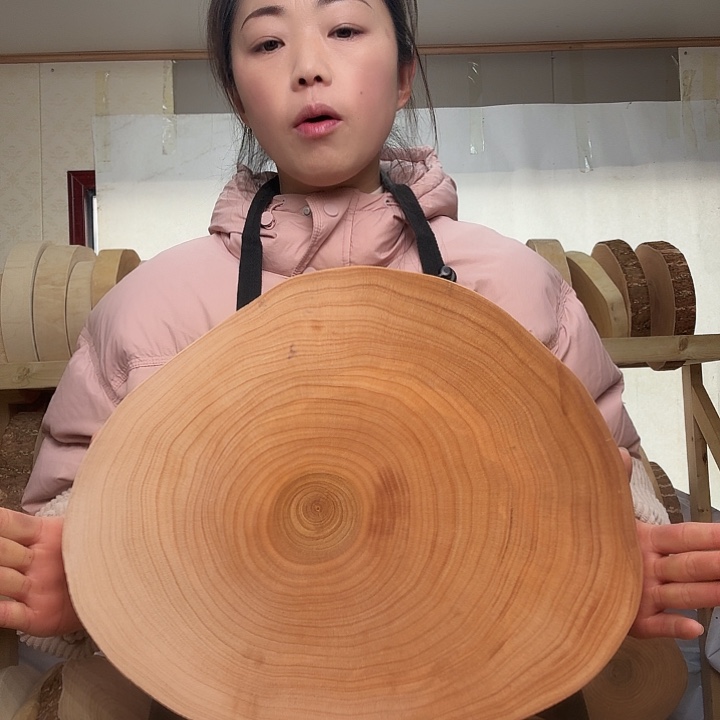木银杏树菜板整木整切