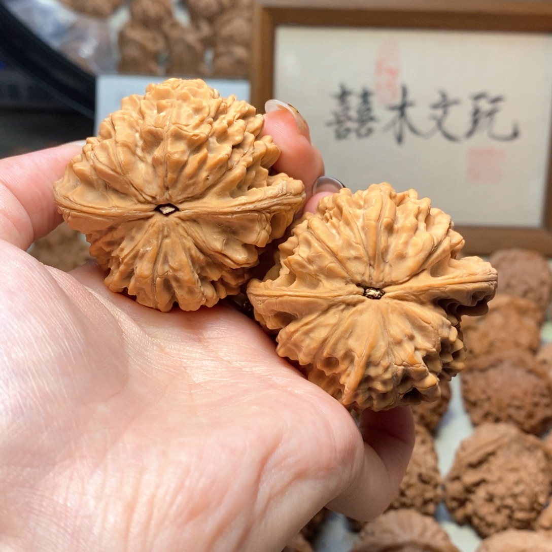 把件文玩核桃53官帽