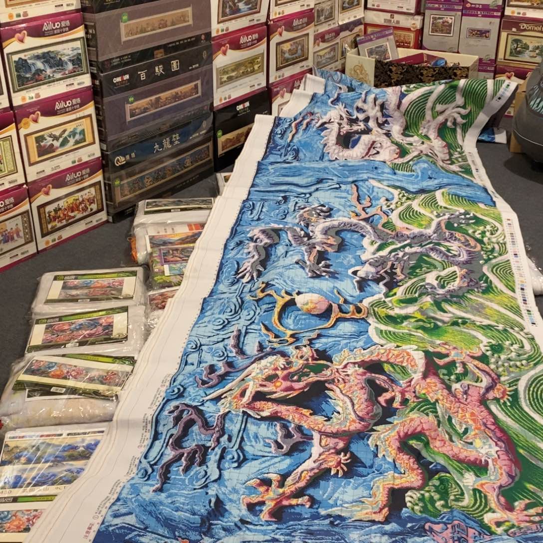 ****ψ维纶九龙壁中格10米