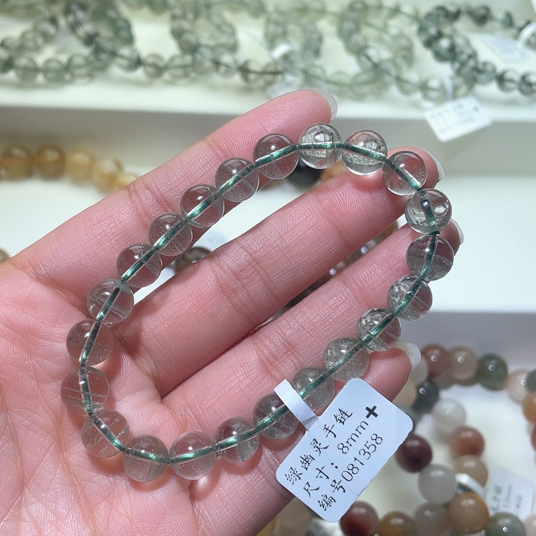 水晶手链未镶嵌金**规水晶