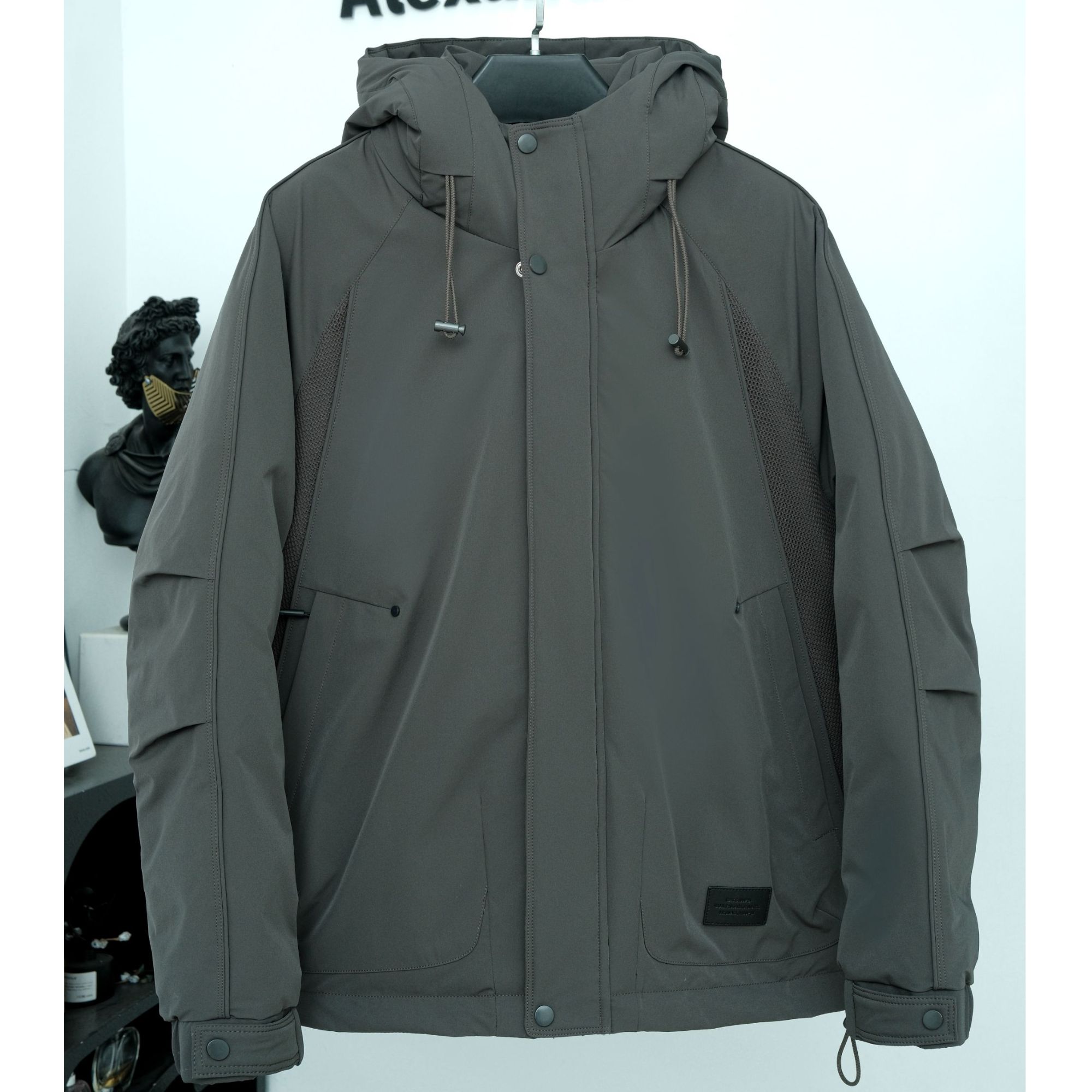 2025男士秋冬新款加厚保暖防风抗寒羊绒滑雪服外套#86215