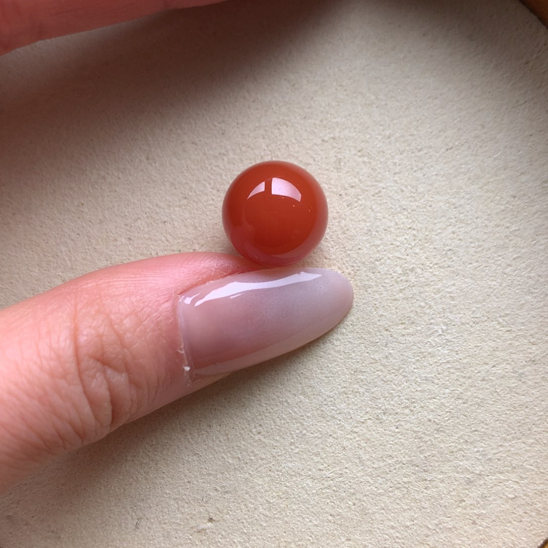 南红玛瑙未镶嵌保山天然原矿南红12mm+单珠