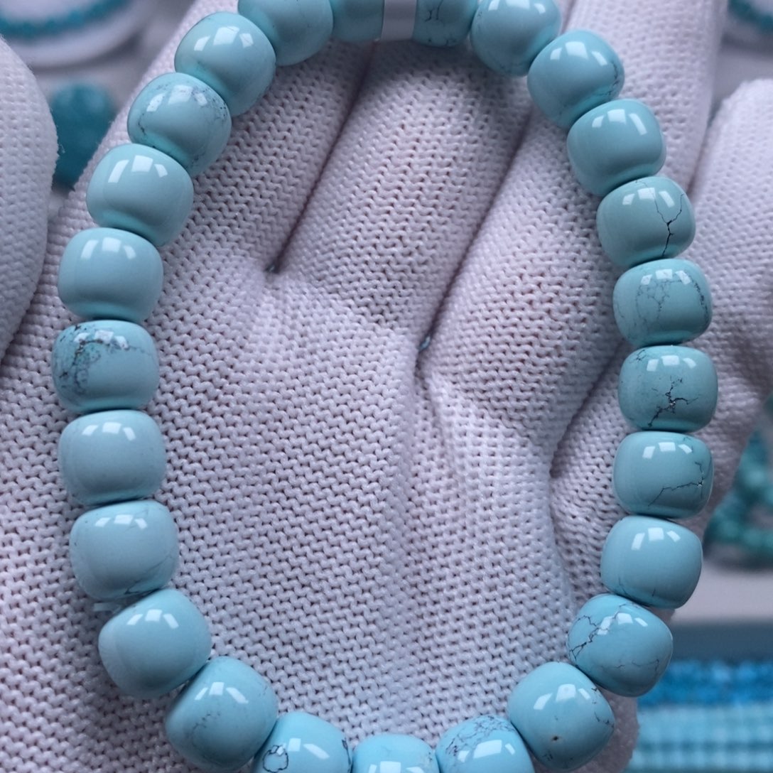 绿松石未镶嵌原矿纯干料绿松石