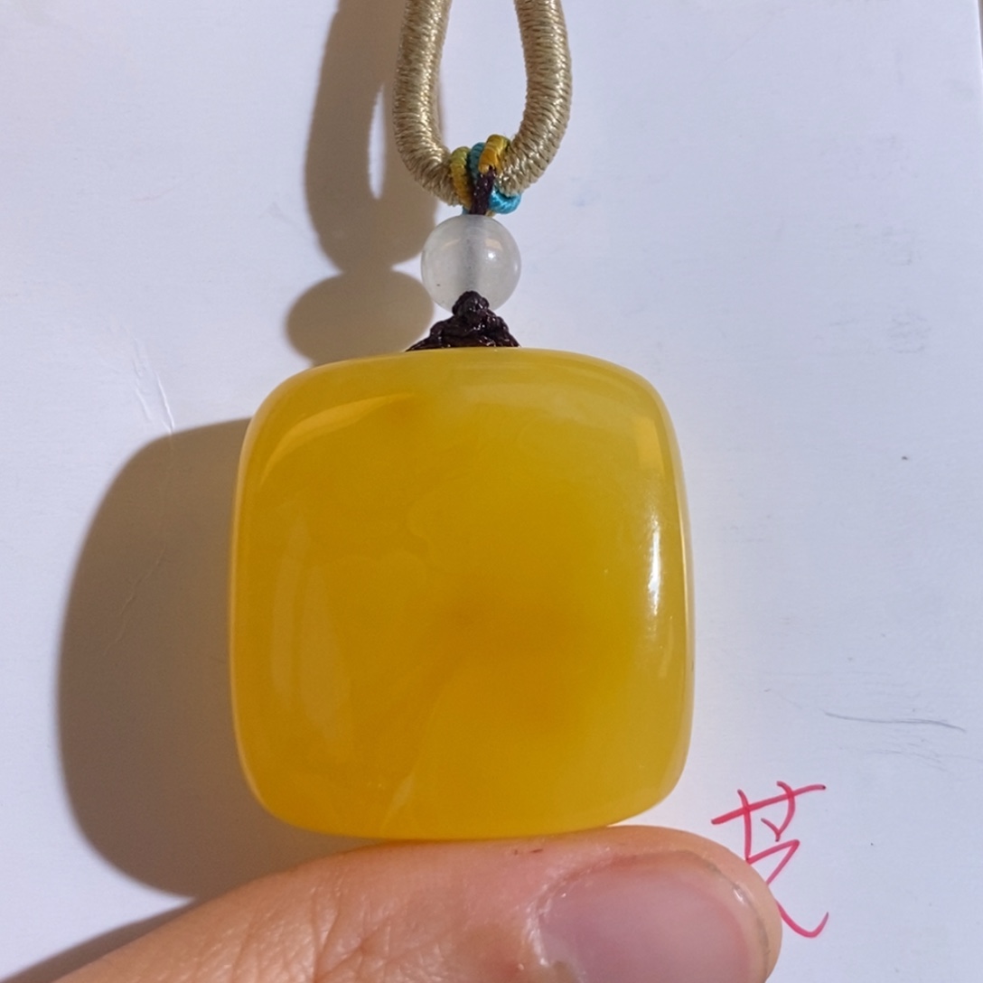 定制琥珀未镶嵌蜜蜡吊坠