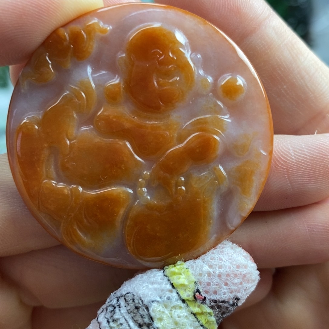 翡翠颈饰未镶嵌吊坠