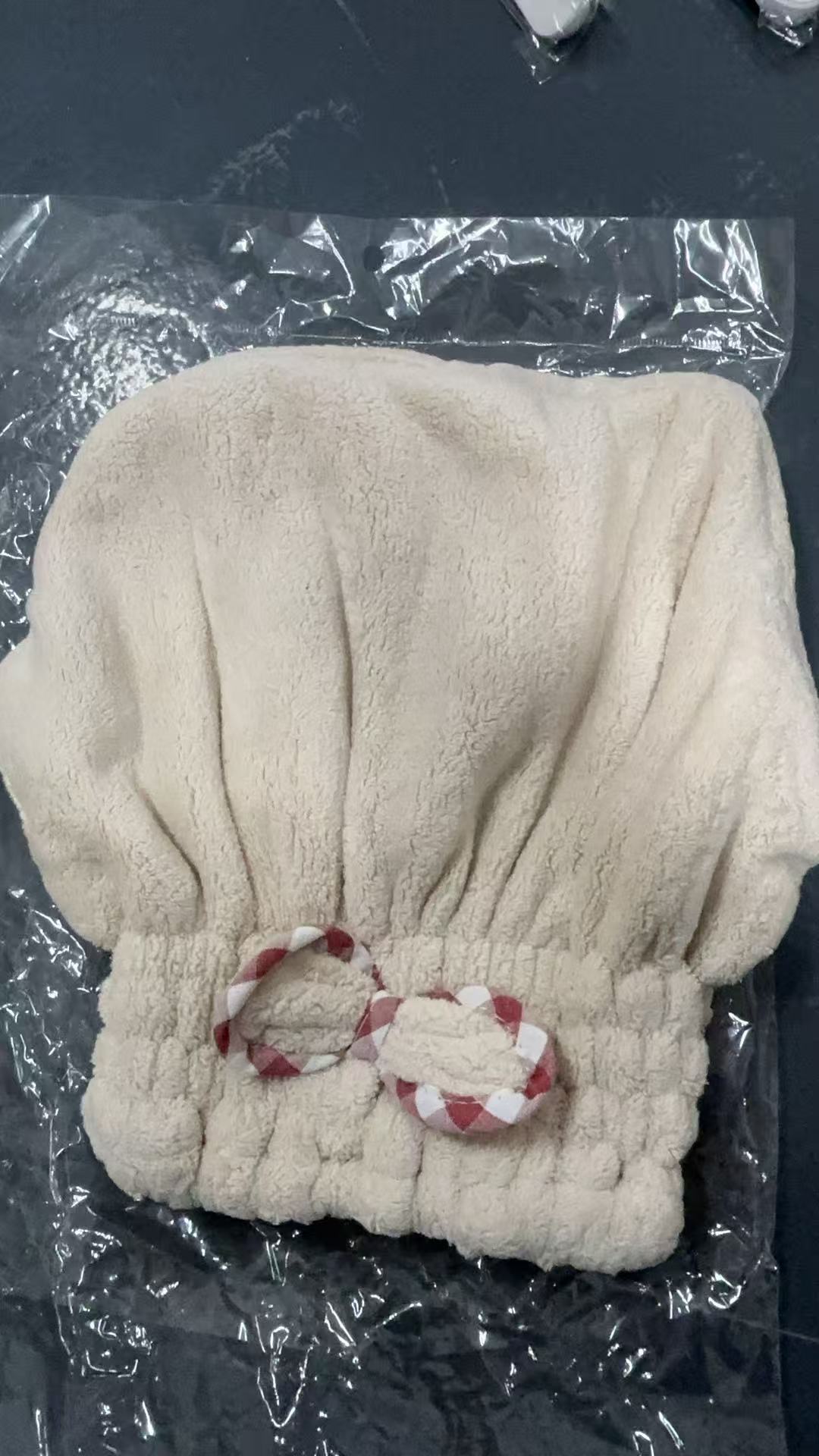 速干纯色单层款速干帽柔软吸水洗澡干发帽双层保暖