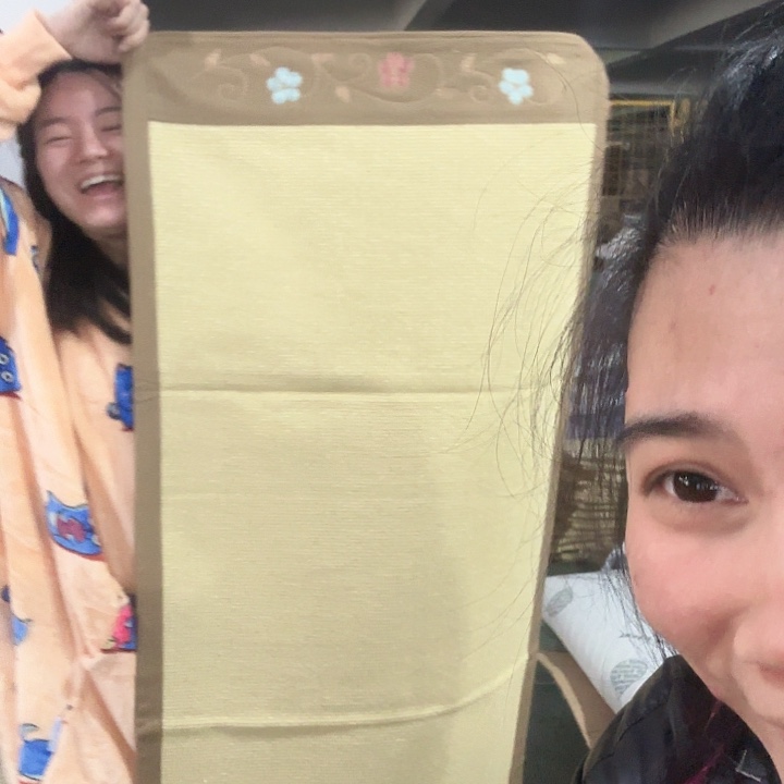 卡其刺绣沙发垫60*210