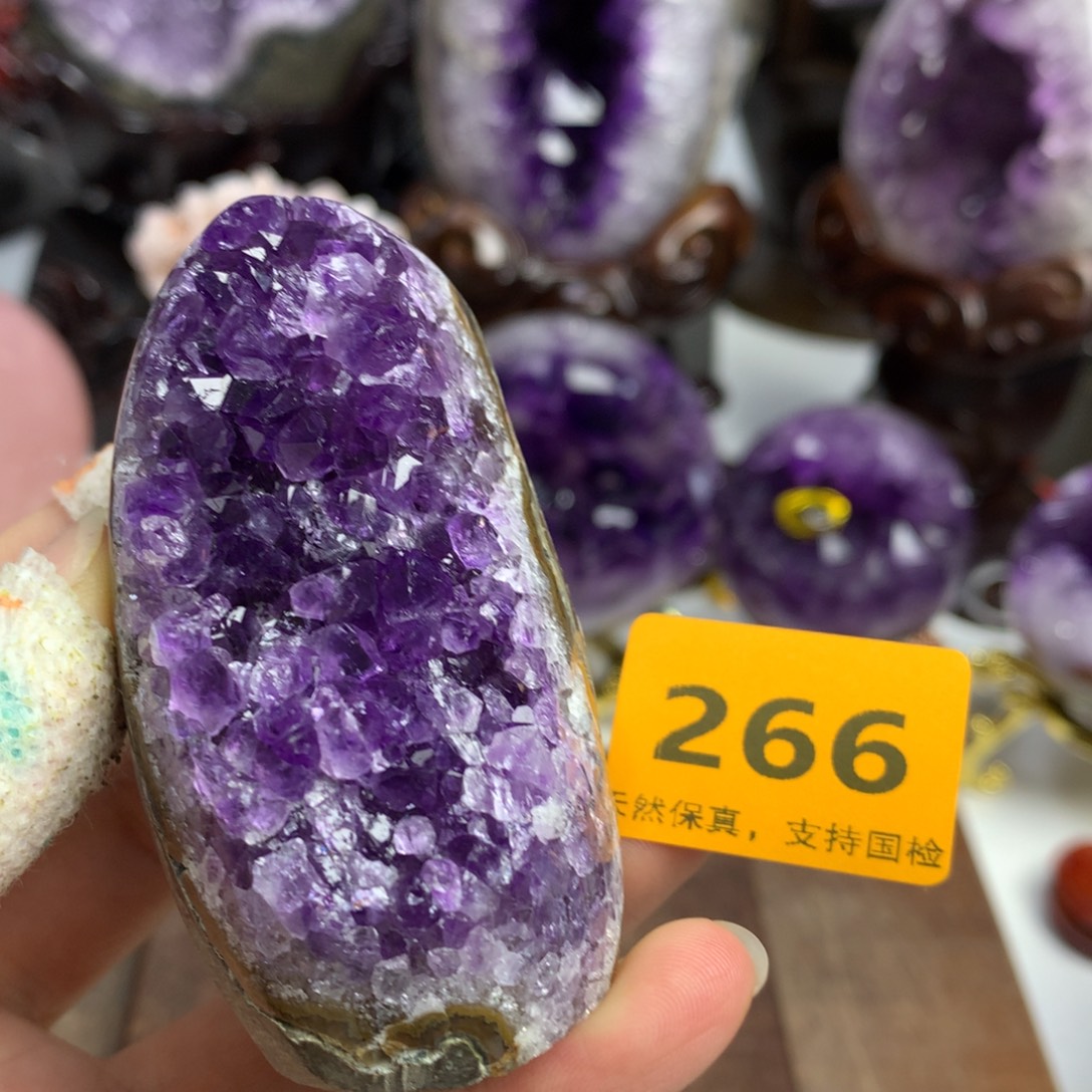 紫晶摆件未镶嵌紫晶