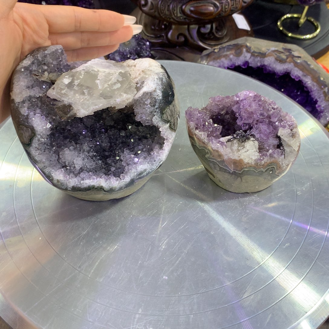 未镶嵌紫晶大型摆件（非配饰）任*风