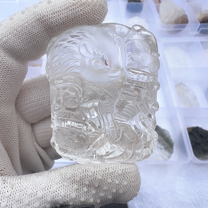 水晶颈饰未镶嵌九尾狐