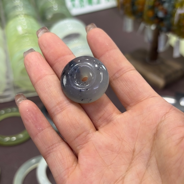 ****s蛇纹石玉合金手镯