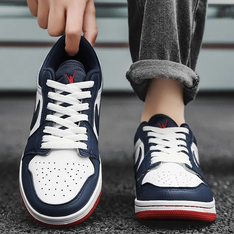 官方正品Air Jordan 1 AJ1 男女aj低帮午夜蓝夏季百搭运动鞋