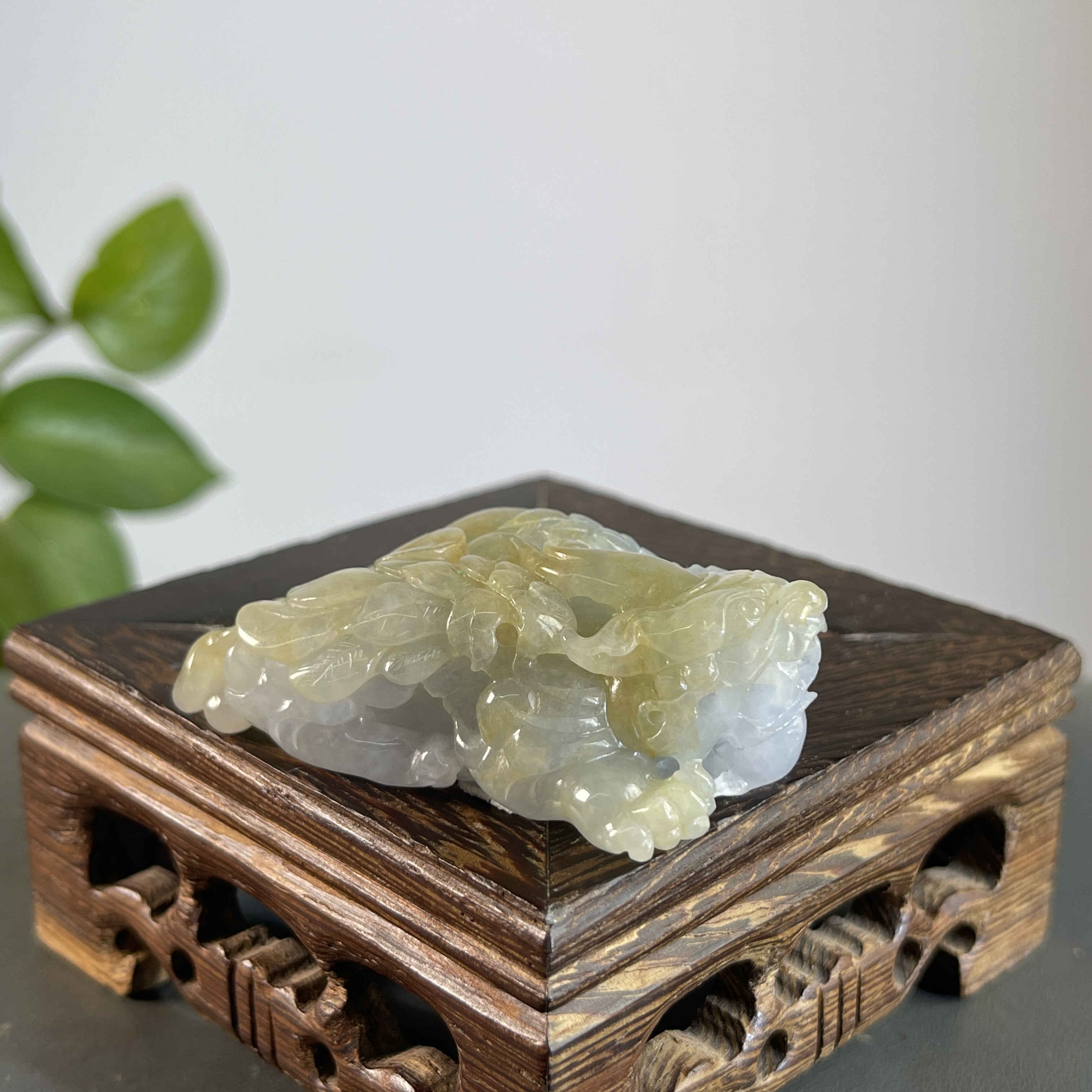 JGB12-160  天然缅甸A货翡翠  飞天貔貅