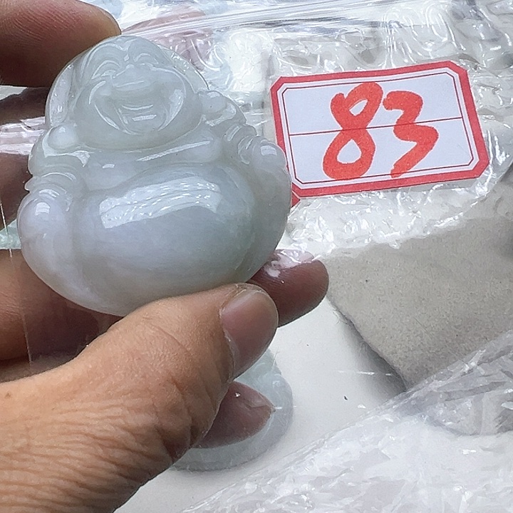 翡翠颈饰未镶嵌天然缅甸翡翠吊坠